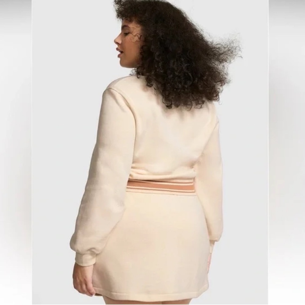 PINK Victoria's Secret Cream Varsity Jacket - Picture 3 of 4